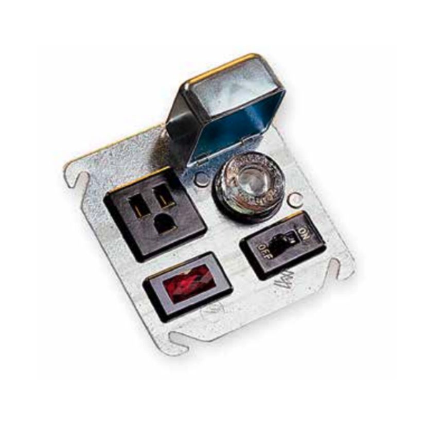 Littelfuse® POWR-GARD® LSSU Box Cover Unit With Switch, Single Pole Fuse holder, For Use With Edison Base Plug Fuse (TOO, TLO) or Type S Plug Fuse (SOO, SLO) with Adapter (SAO), 15 A, 125 VAC