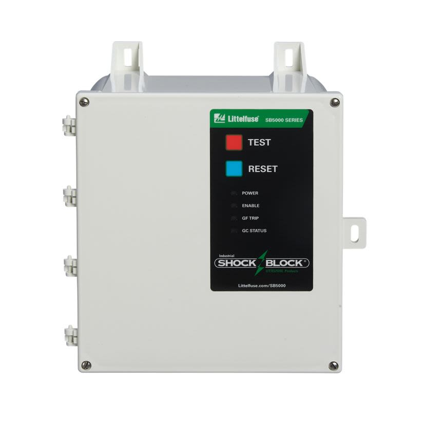 Littelfuse SB5060-003-0 SB5000 SPGFCI Shock Block, 208 V, 60 A, Thermal Magnetic Trip