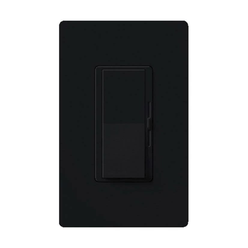 Lutron Diva® DVCL-253P-BL Designer 3-Way Circuit Dimmer Switch, 120 VAC, 1 Poles, Black