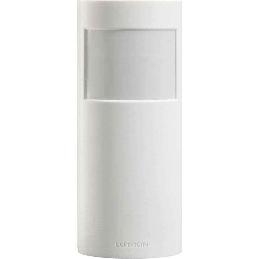 Lutron LRF2-OWLB-P-WH Wireless Occupancy Sensor Switch, Passive Infrared/Vacancy Sensor, 1500 ft Coverage, 180 deg Viewing, Wall Mounting