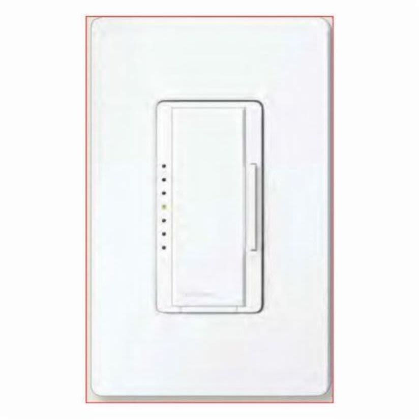 Lutron Maestro® MA-T51-WH 1-Gang Full On Programmable Light Fan Timer, 6 to 60 min Time Setting, 120 VAC, 1 Poles
