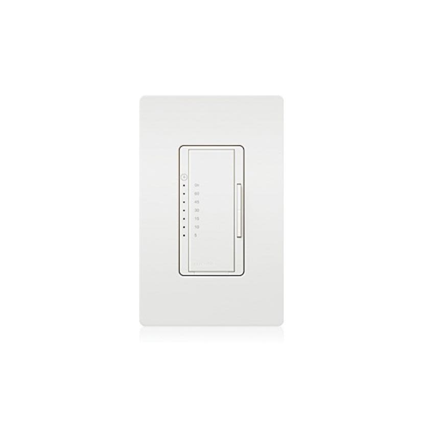 Lutron Maestro® MA-T51MN-WH Designer Multi-Location Countdown Timer Control Switch, 5 to 60 min Time Setting, 120 VAC, 1 Pole