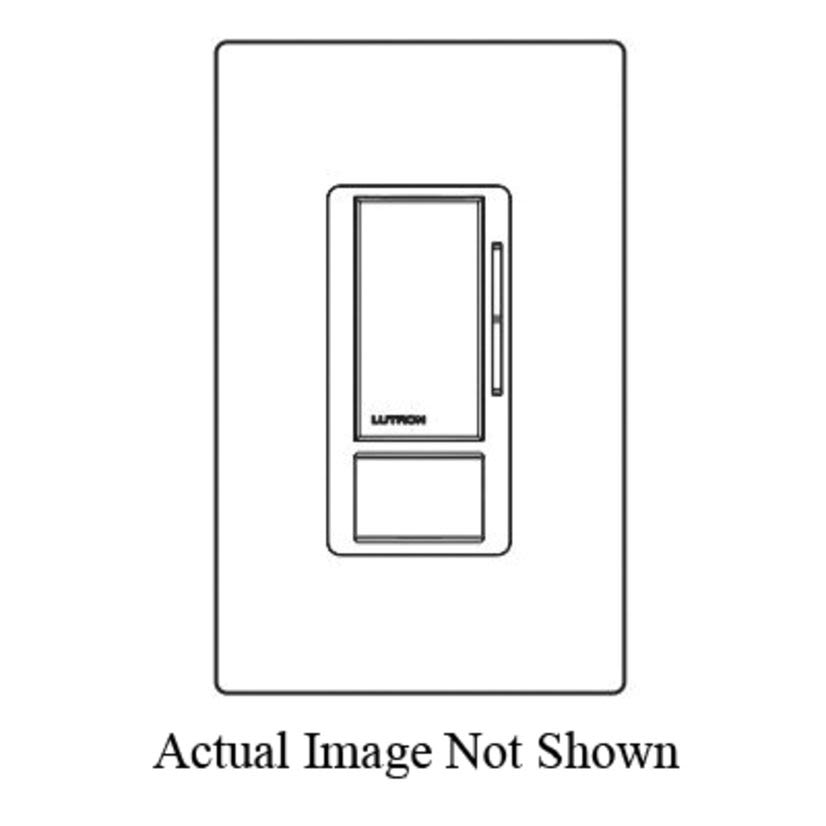 Lutron Maestro® MS-Z101-V-WH 3-Way Occupancy Vacancy Sensor With 0 to 10 VAC Dimmer, 120 to 277 VAC, Passive Infrared Sensor, 900 sq-ft Coverage, 180 deg, Wall/Box Mount