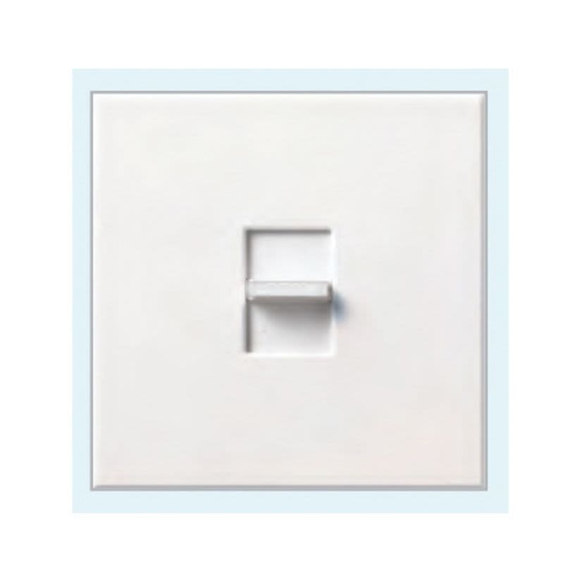 Lutron Nova® N-1503P-WH 3-Way Architectural Style Dimmer Switch, 120 VAC, White