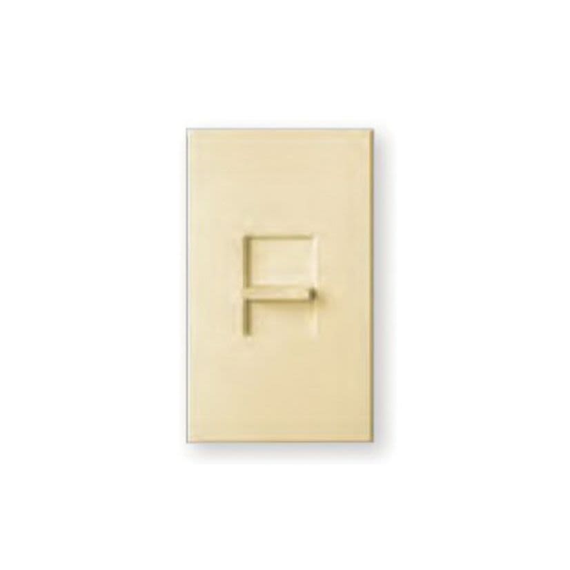Lutron Nova T® NTFTU-5A-277-IV Architectural Dimmer Switch, 277 VAC, 5 A, 1 Pole, Slide to Off Operation, Ivory