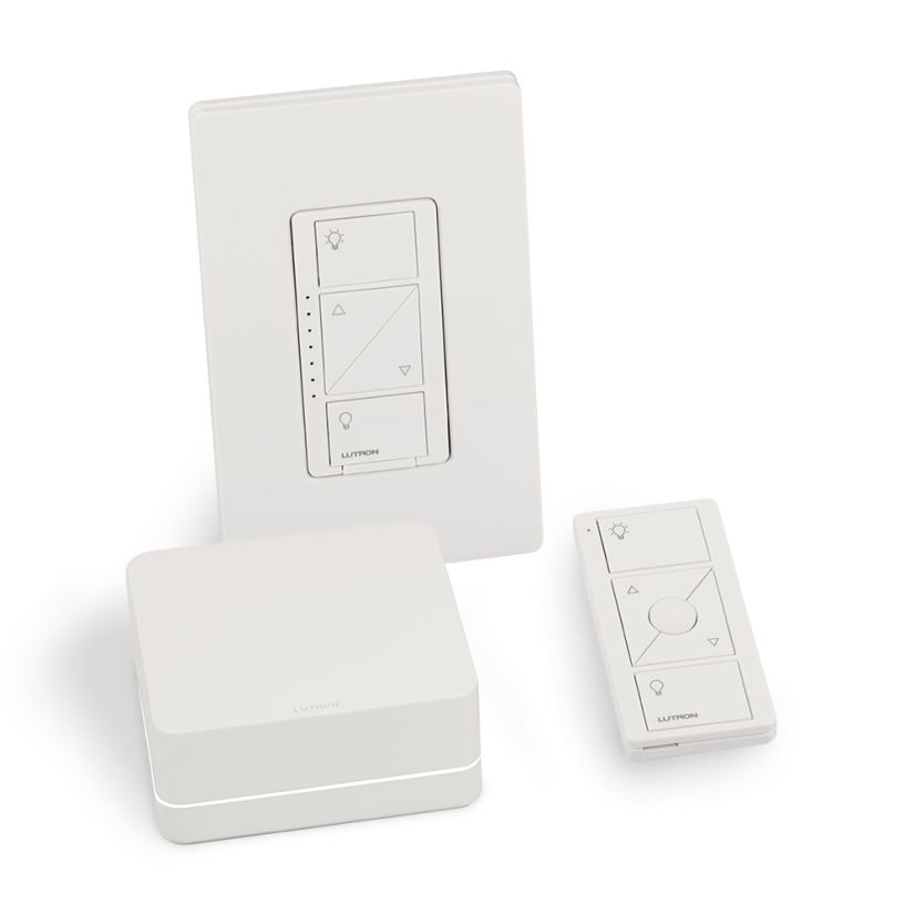Lutron P-BDG-PKG1W Wireless In-wall Dimmer Lighting Control System