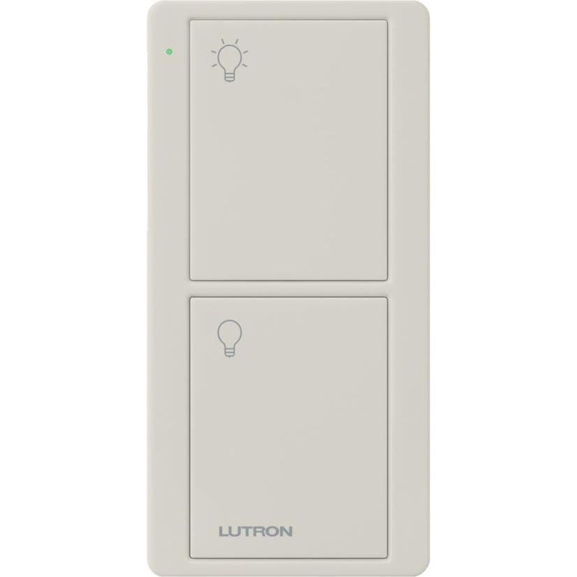 Lutron Pico® PJ-2B-GLA-T01 Wireless Control Dimmer, 2-Button Switch, 3 VDC, 30 ft