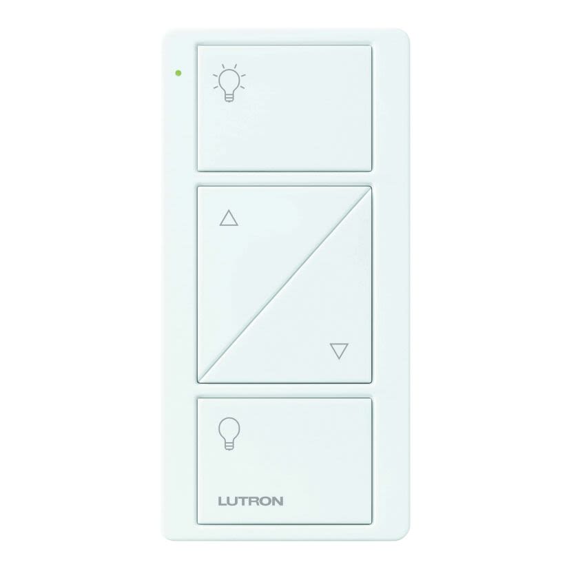 Lutron Pico® PJ2-3BRL-GLA-L01 3-Button Wireless Control Switch With Raise/Lower, 3 VDC, 30 ft, LED Lamp