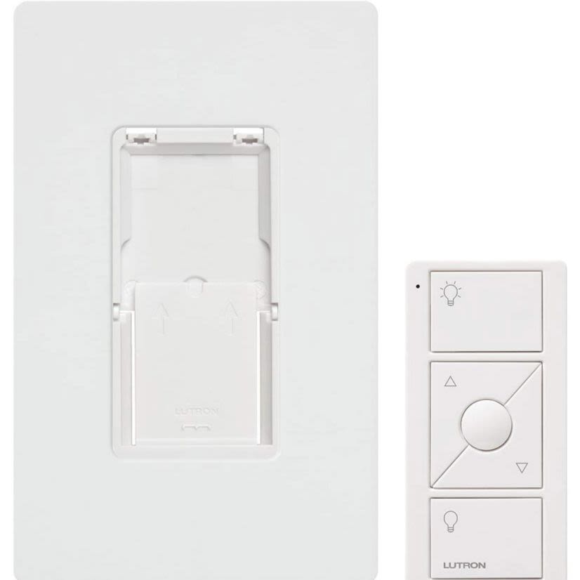Lutron Pico® PJ2-WALL-WH-L01 Remote Control Kit, For Use With Wireless Load Control Devices, 3 VDC, White
