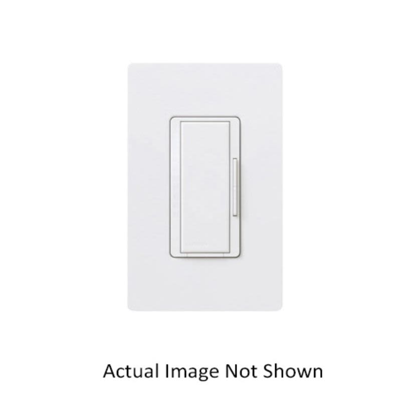 Lutron Maestro® RadioRA® 2 RD-RD-WH Remote Dimmer, 120 VAC, On/Off Operation, White