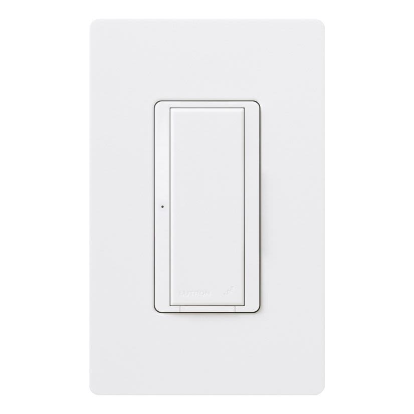 Lutron RadioRA® Maestro® RRD-8ANS-WH Electronic Multi-Location Dimmer Switch, 120 VAC, 8/5.8 A, 1 Pole, White
