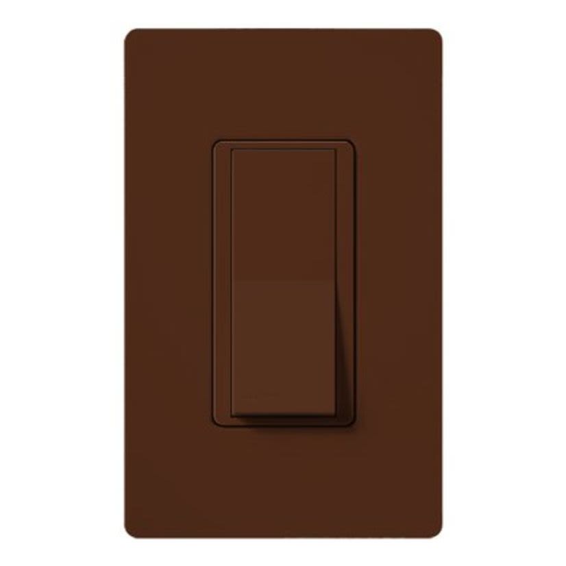 Lutron Diva® Satin Colors® SC-1PS-SI Designer General Purpose Mechanical Switch, 15 A at 120/277 VAC, 60 Hz, 1 Poles