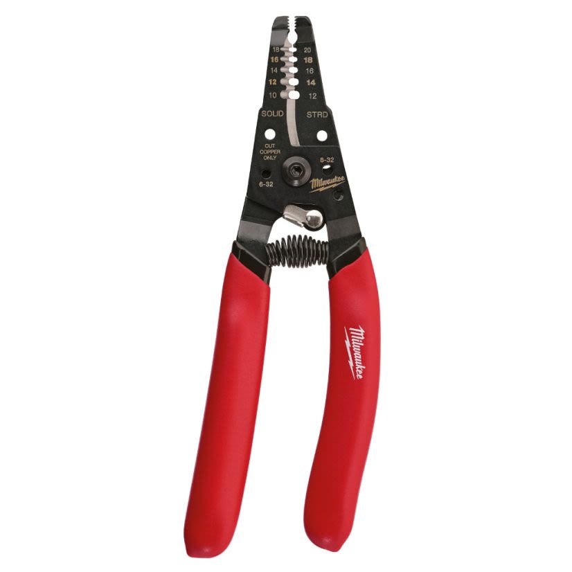 Milwaukee® 48-22-6109 General Purpose Wire Stripper/Cutter, 20 to 12 AWG Solid/Stranded Cable/Wire