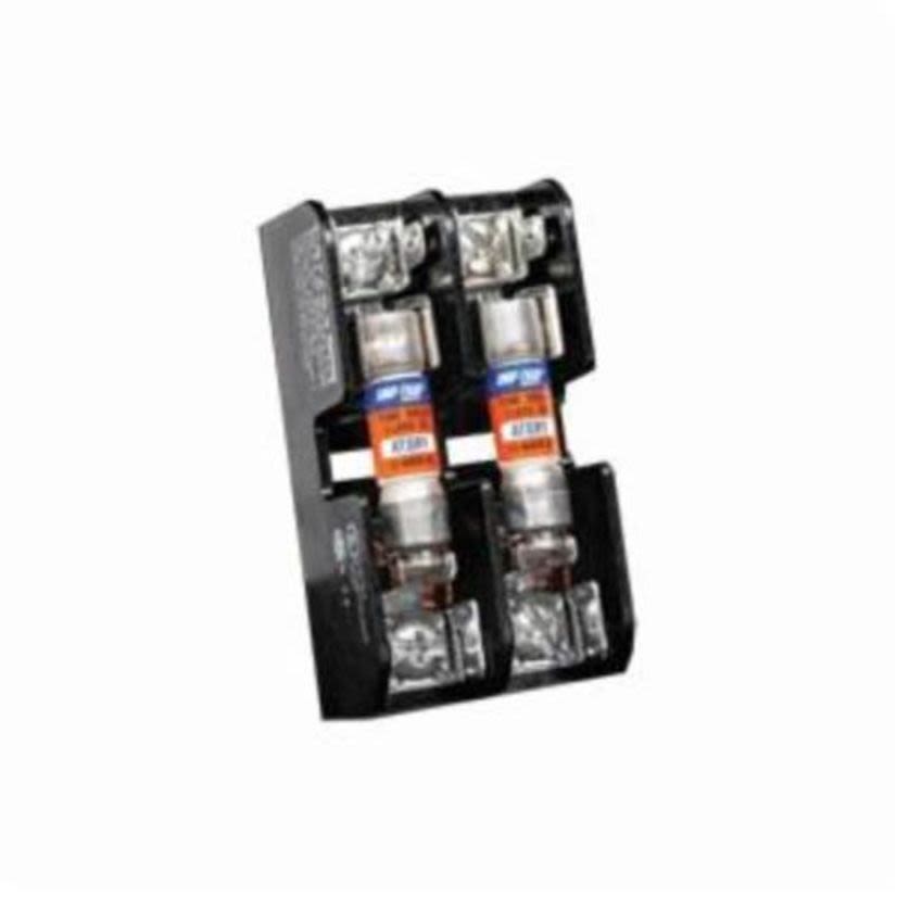 Mersen Ferraz Shawmut 30323 Open Style Fuse Block, 600 VAC/VDC, 30 A, 14 to 10 AWG Wire, 3 Poles