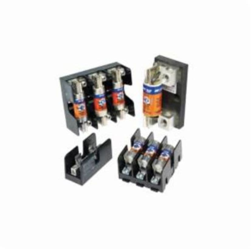 Mersen Ferraz Shawmut 61038J Open Style Fuse Block, 600 VAC/VDC, 100 A, Class J, 6 to 2/0 AWG Wire, 3 Poles