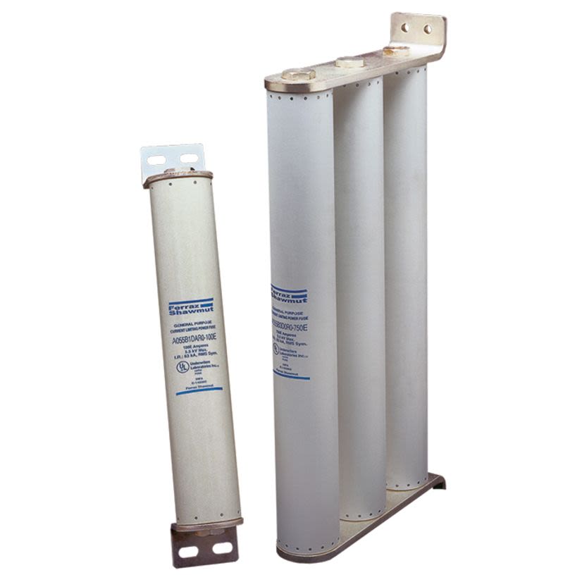 Mersen Ferraz Shawmut Amp-Trap® A055B3D0R0-900E Current Limiting Medium Voltage General Purpose Fuse, 900 A, 5500 VAC, 63 kA, Class E, Ferrule Body