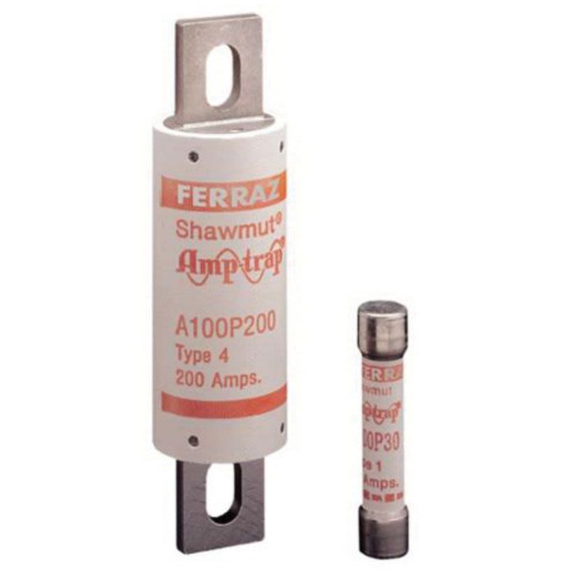 Mersen Ferraz Shawmut AMP-TRAP® A100P50-4TI Current Limiting Fast Acting High Speed Semiconductor Fuse, 50 A, 1000 VAC, 750 VDC, 100 kA Interrupt, Cylindrical Body