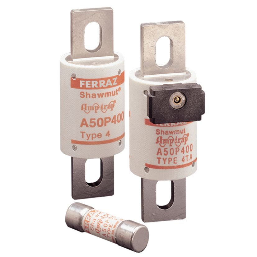 Mersen Ferraz Shawmut Amp-Trap® A50P30-1 Current Limiting Fast Acting Semiconductor Fuse, 30 A, 500 VAC, 100 kA Interrupt, Cylindrical Body
