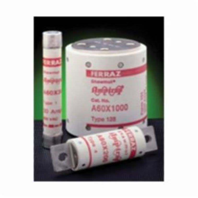 Mersen Ferraz Shawmut AMP-TRAP® A60X50-4 Current Limiting Fast Acting Semiconductor Fuse, 50 A, 600 VAC, 200 kA Interrupt, Cylindrical Body