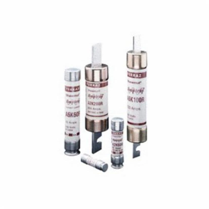 Mersen Ferraz Shawmut Amp-Trap 2000® SmartSpot® A6K10R A6K-R Current Limiting Low Voltage Fast Acting Fuse, 10 A, 600 VAC/300 VDC, 200/20 kA Interrupt, RK1 Class, Cylindrical Body