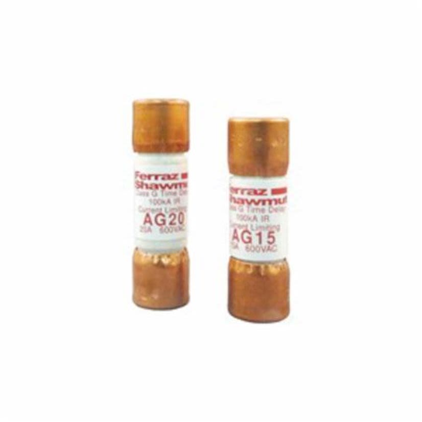 Mersen Ferraz Shawmut Amp-Trap® AG4 Current Limiting Low Voltage Fast Acting Fuse, 4 A, 600 VAC, 100 kA, Class G, Cylindrical Body