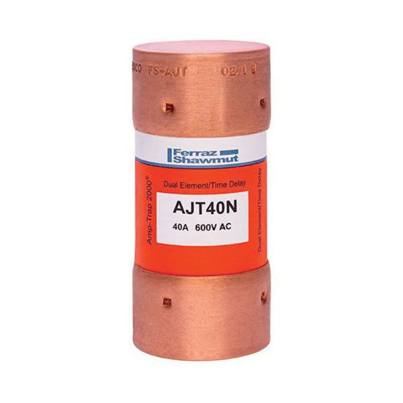 Mersen Amp-Trap 2000 AJT40N Low Voltage Time Delay Power Fuse