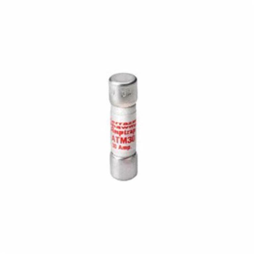 Mersen Ferraz Shawmut Amp-Trap® ATM6 Low Voltage Fast Acting Fuse, 6 A, 600 VAC/VDC, 100 kA, Class Midget, Cylindrical Body