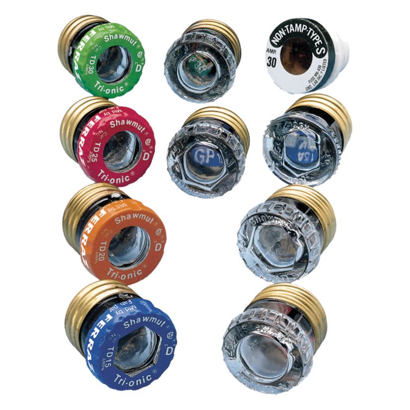 Mersen Ferraz Shawmut Amp-Trap® GTL20 Time Delay Low Voltage Plug Fuse, 20 A, 125 VAC, 10 kA, Edison Base Body