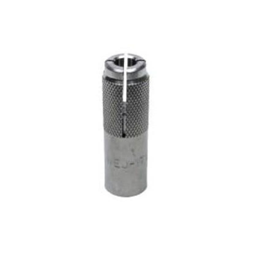 Minerallac 60404SSJ Drop-In Anchor, 304 Stainless Steel, 1/2 in Drill, 1-5/8 in D Min Embedment