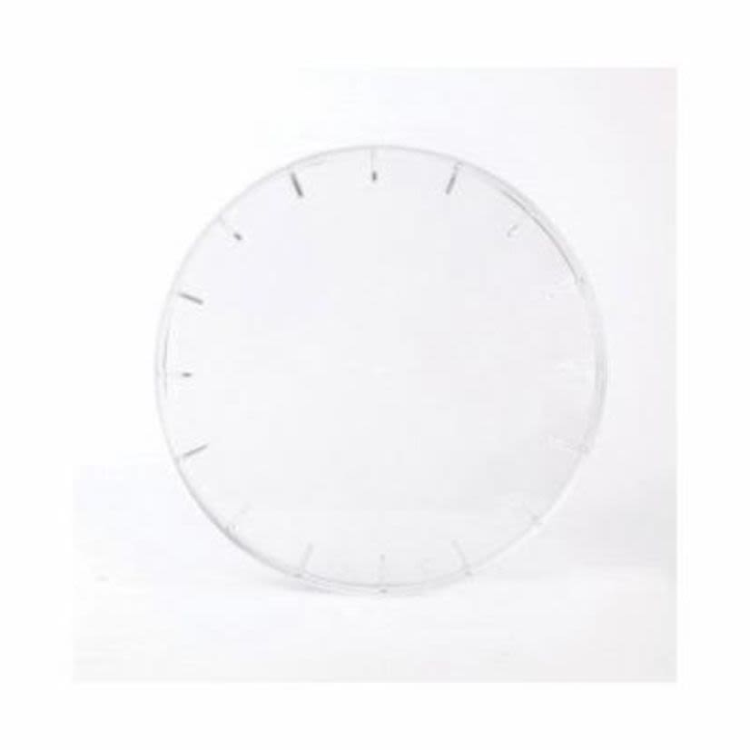 Milbank® 6116 Round Meter Closing Plate, 7 in W, For Use With Ringless and Ring Meter Socket, Lexan® Plastic