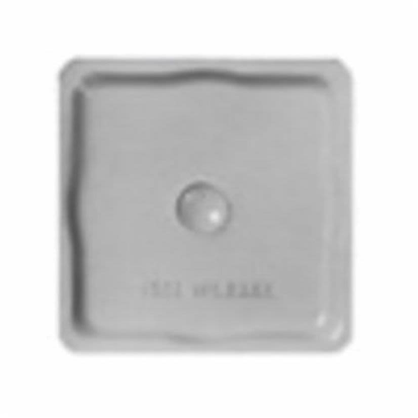 Milbank® A7551 Hub Closure Plate, 3.13 in L x 3.44 in W, For Use With Small RL Opening Meter Socket, Aluminum, Threaded Mount