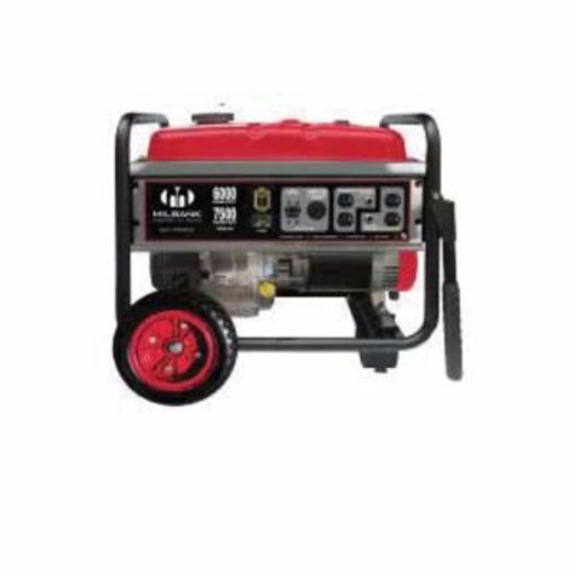 Milbank® MPG6000S 4-Stroke Portable Generator, 240 VAC, 23 A, 6000/7500 W Power Rating, OHV Engine, 3600 rpm Speed