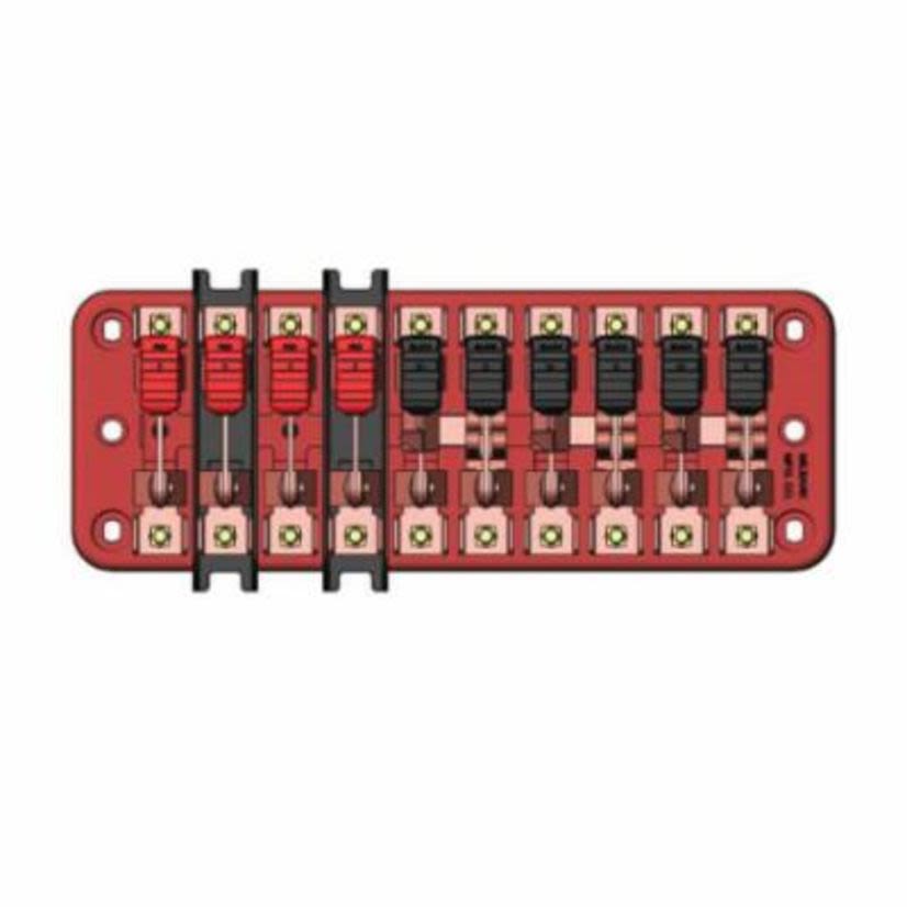 Milbank® TS10-0109 TS Series Instrument Rated Meter Test Switch, 600 VAC, 20 A, 10 Poles, Bronze Alloy