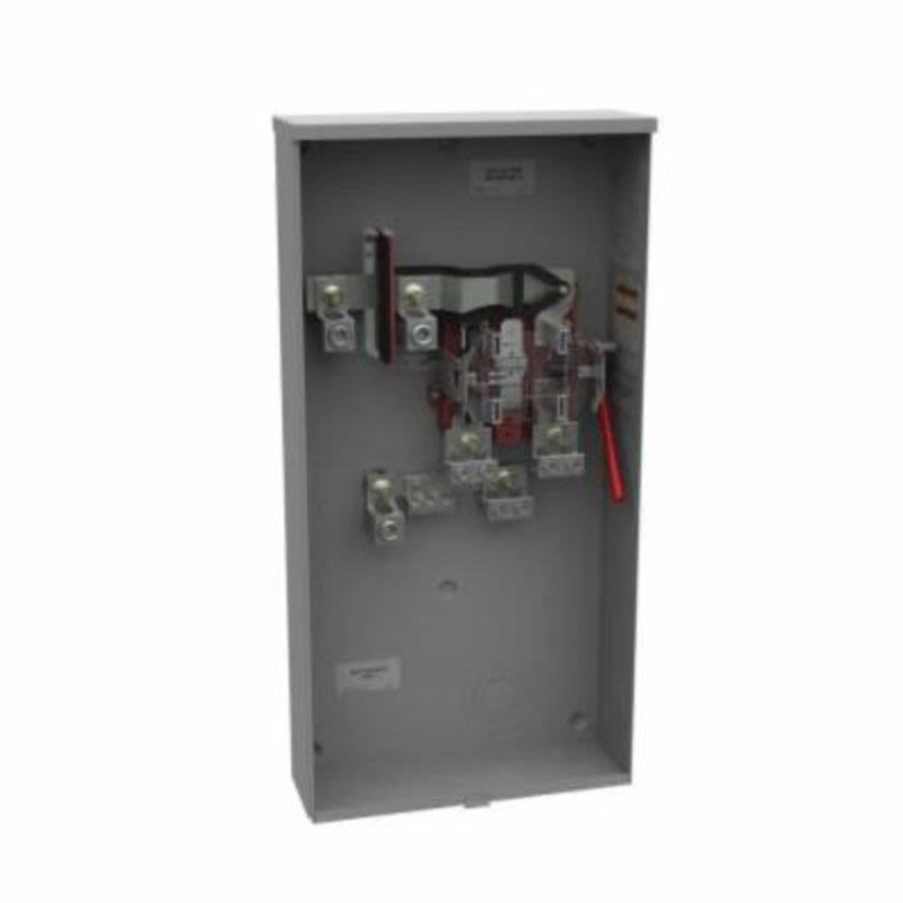 Milbank U3000-O-K3L-K2L Ring Less Meter Socket, 600 V AC, 230 A, NEMA 3R Enclosure