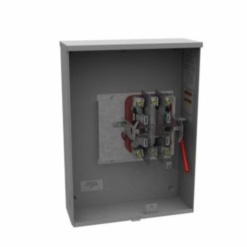 Milbank® U4721-O-BL Ring Less Meter Socket, 600 VAC, 200 A, 1 Phase, NEMA 3R Enclosure