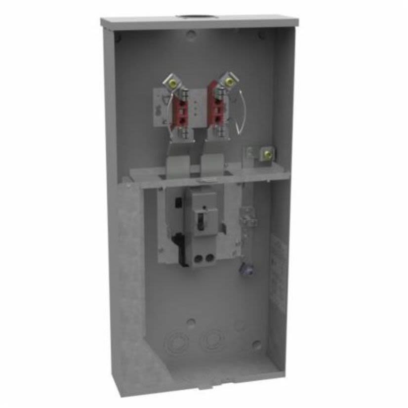 Milbank® U5844-PXL-200 Ringless Meter Socket, 240 VAC, 200 A, 1 Phase, NEMA 3R Enclosure