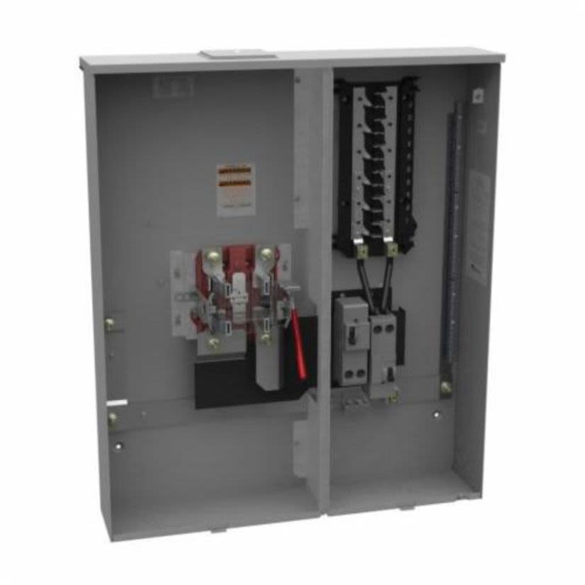 Milbank® U5892-X-2/200 Ringless Meter Socket, 240 VAC, 320 A, 1 Phase, NEMA 3R Enclosure