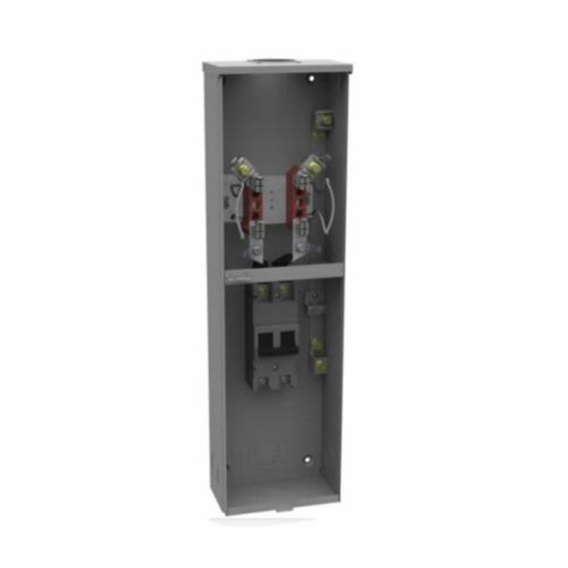 Milbank® U7607-RL-200-KK-CECHA Ringless Meter Socket, 240 VAC, 200 A, 1 Phase, NEMA 3R Enclosure