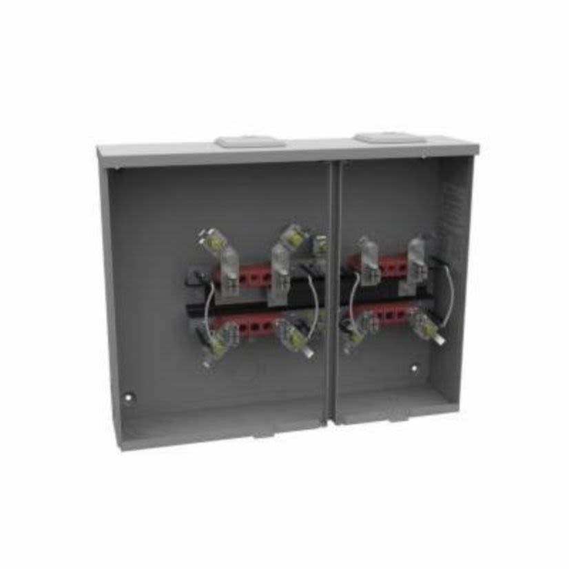 Milbank® U9352-XL Ringless Meter Socket, 300 VAC, 150 A, 1 ph Phase, NEMA 3R Enclosure