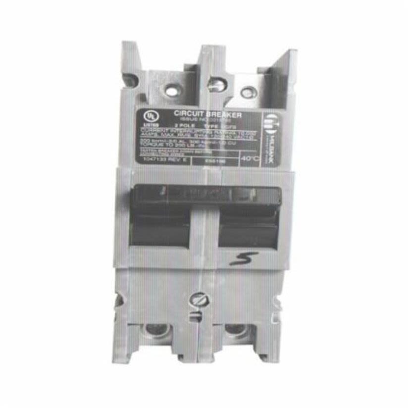 Milbank® UQFB-100-X1 Molded Case Circuit Breaker, 240 VAC, 100 A, 10 kA Interrupt, 2 Poles, Thermal Magnetic Trip