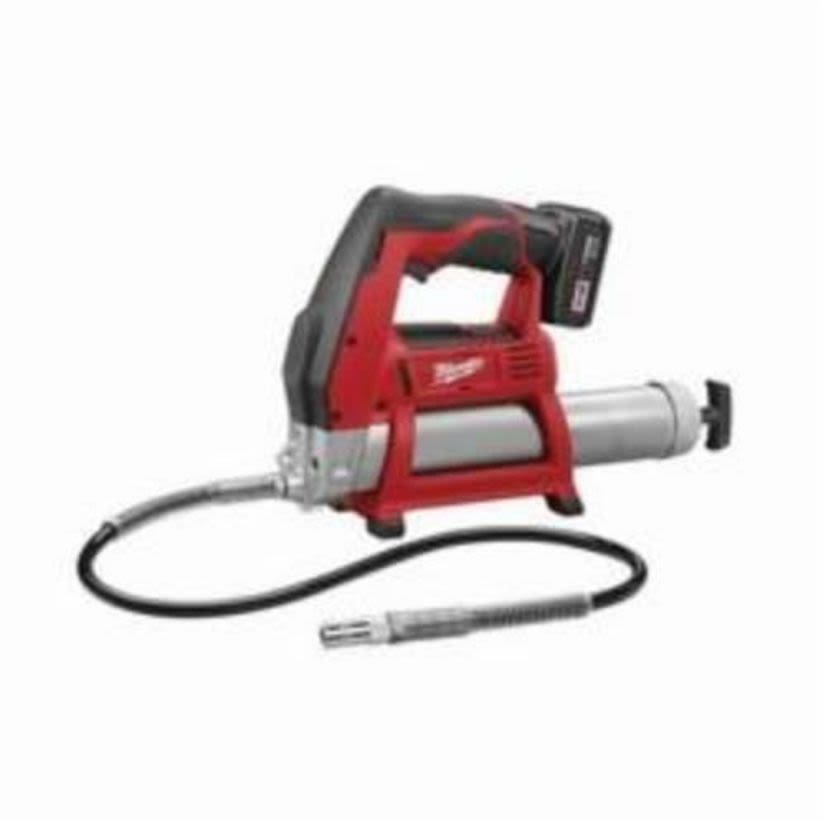 Milwaukee® M12™ 2446-21XC M12™ Heavy Duty Cordless Grease Gun Kit, 14.5 oz Cartridge, 8000 psi Operating