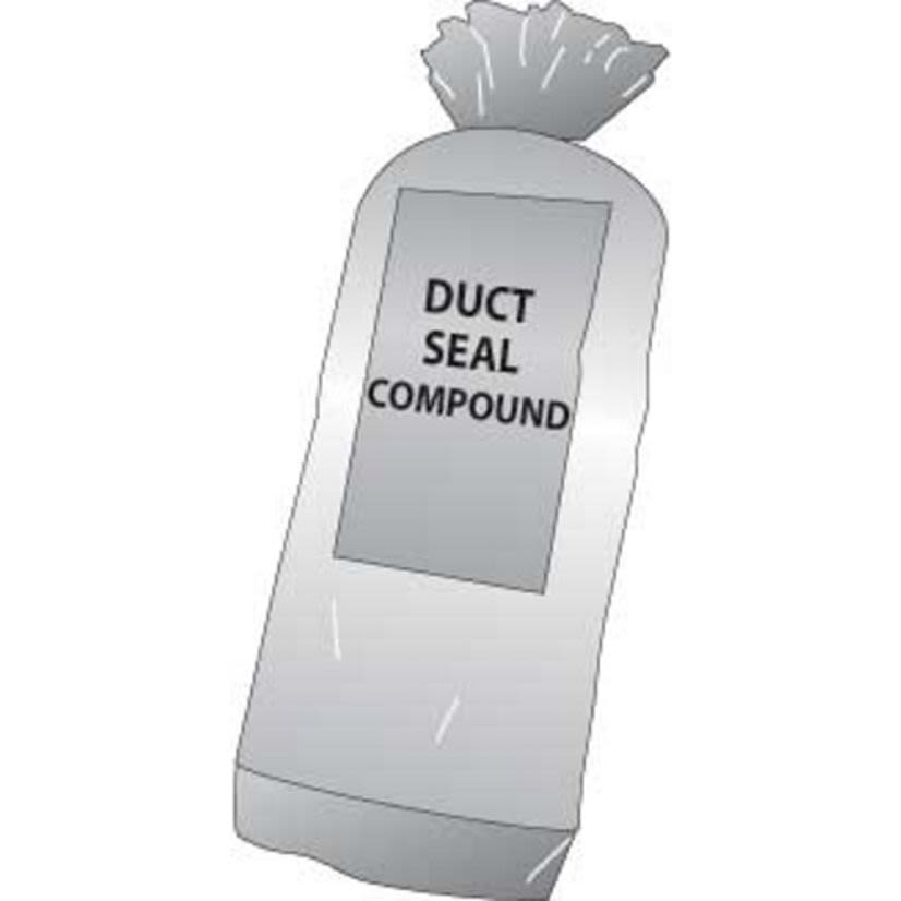 Minerallac® Cully™ 14300 Duct Seal Compound, 1 lb, Solid, Dark Gray, 1.78 g/cc