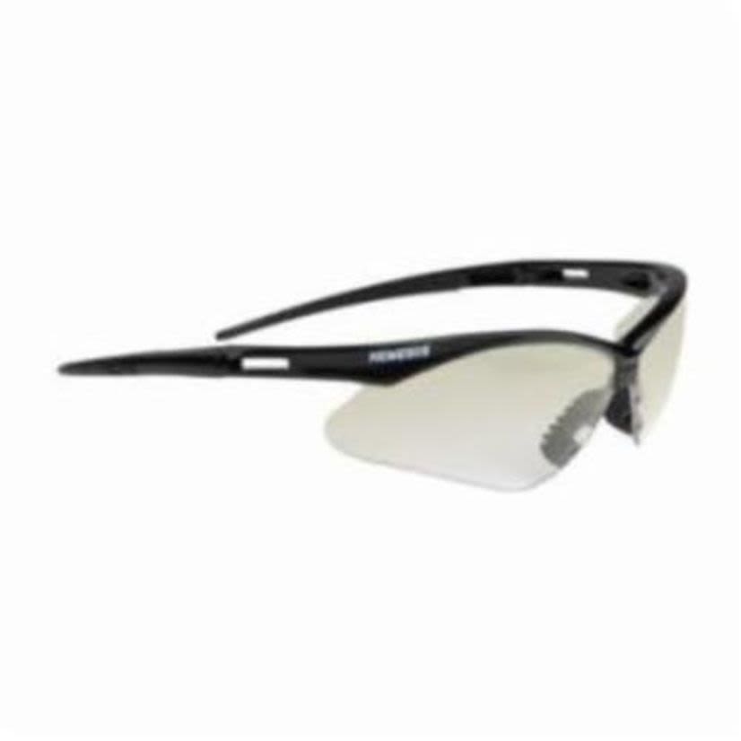 Minerallac Cully™ 19807 Nemesis Safety Glasses, FogGard™, Indoor/Outdoor Lens, Wrap Around Frame, Black