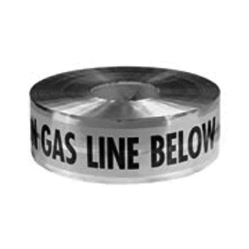 Minerallac Cully™ 94607 Underground Barricade Tape, Yellow, 1000 ft L x 3 in W, Gas Line Below Legend