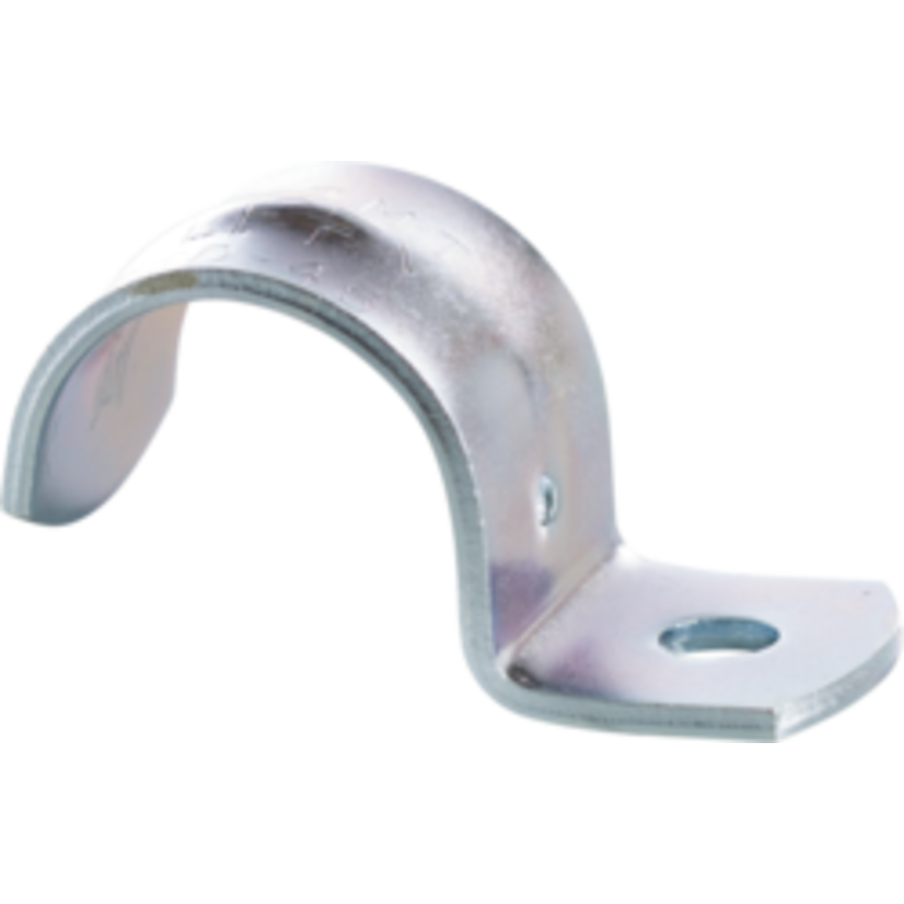 Minerallac Minerallac Traditional Jiffy Clip MED30 1-Hole Medium Duty Conduit Strap, 1/2 in Conduit, 25 lb Load, Steel