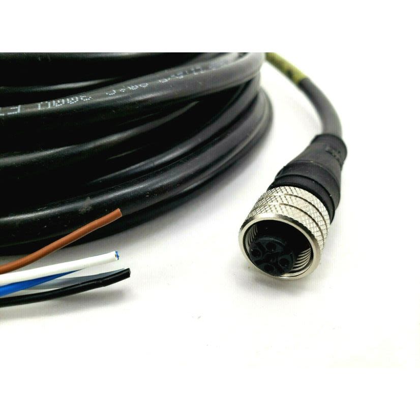 Molex Woodhead® Brad® Micro-Change® 120069-0167 Single End Cordset, M12 Connector, 3.28 ft L Cable, 5 Poles, Single Keyway