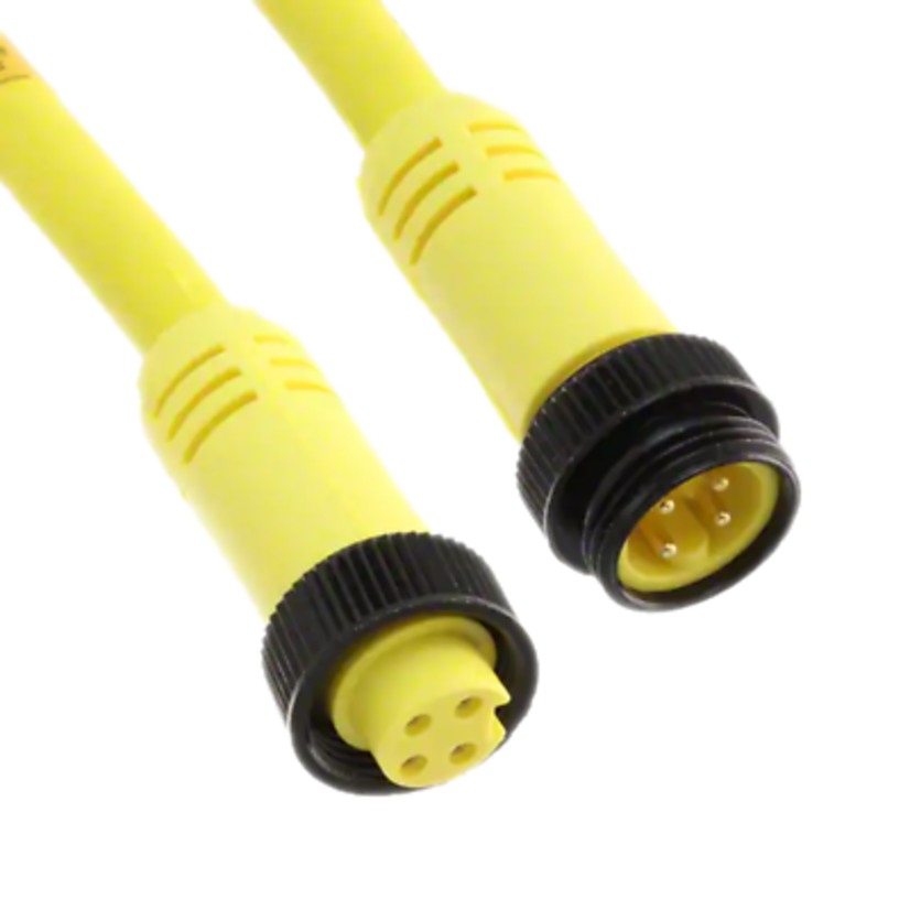Woodhead® 1300102045 (115021K13M060) MC 5P MFE 6M ST/90 #16AWG YELLOW TPE
