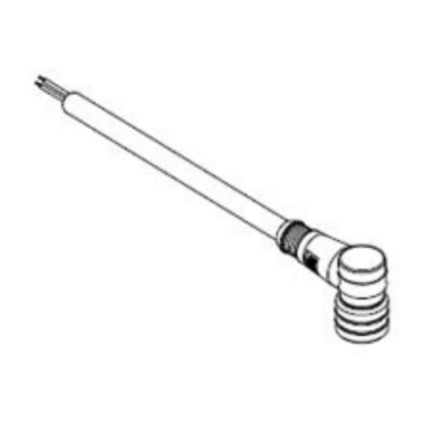 Molex Brad® Micro-Change® 804001A09M050 120065 Single Ended Cordset, M12 90 deg Female x Straight Pigtail Connector, 5 m L Cable, 4 Poles, Single Keyway