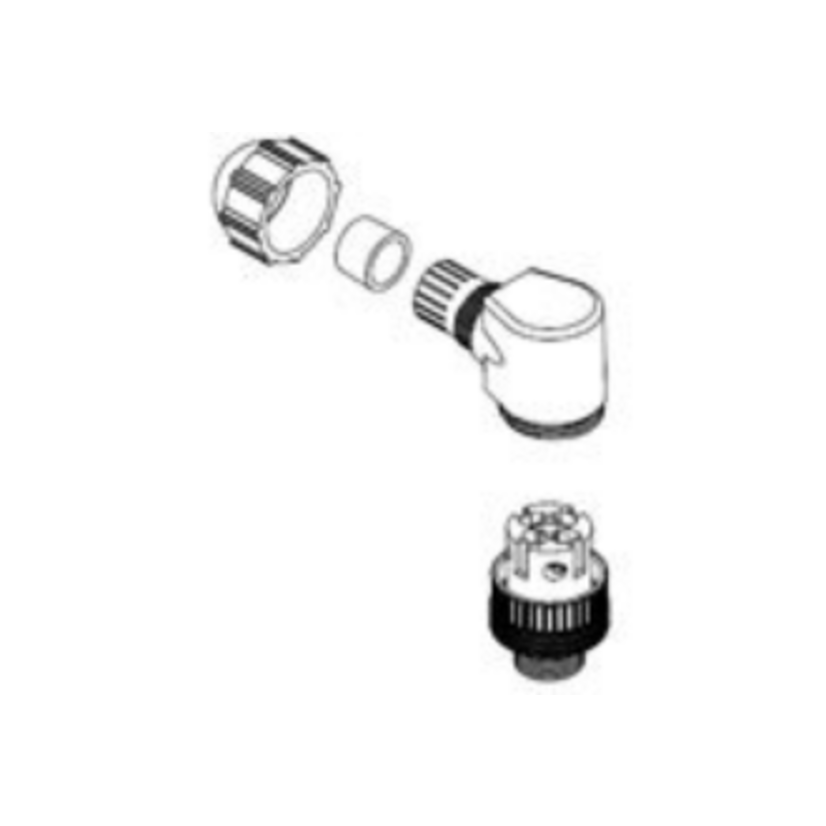 Molex Brad® Micro-Change® 8A4007-31 120071 Field Attachable Connector, 250 VAC, 300 VDC, 4 A, 3.3 to 6.6 mm Cable