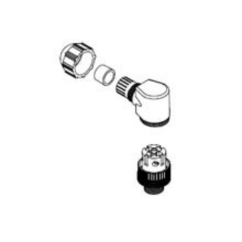 Molex Brad® Micro-Change® 8A5007-31 120071 Field Attachable Connector, 30 VAC, 36 VDC, 4 A, 3.3 to 6.6 mm Cable